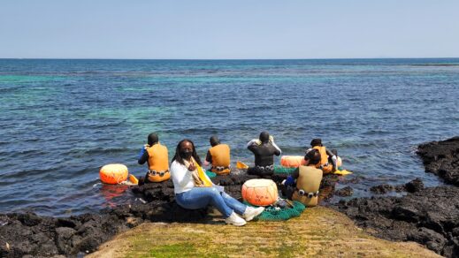 visiting the lady divers in Jeju