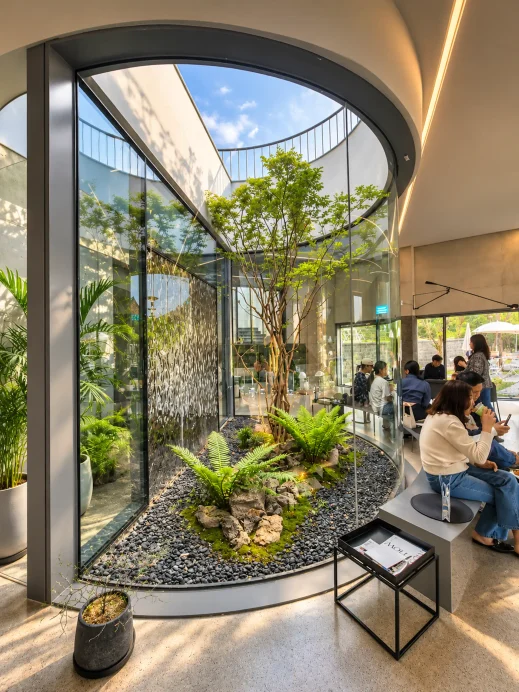 Soumow Cafe, Atrium with Indoor Garden