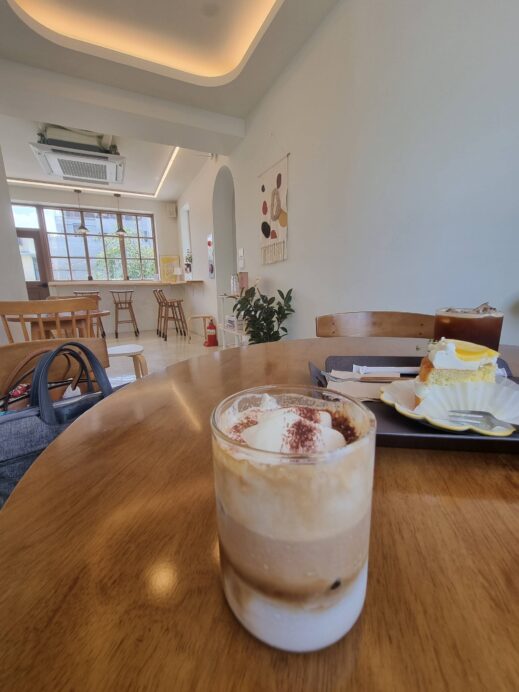 Specialty drink at Plan B Cafe