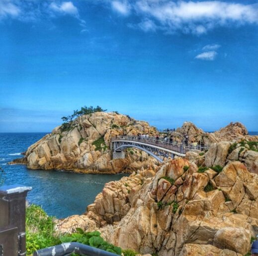 bridge Daewangam Park in Ulsan 