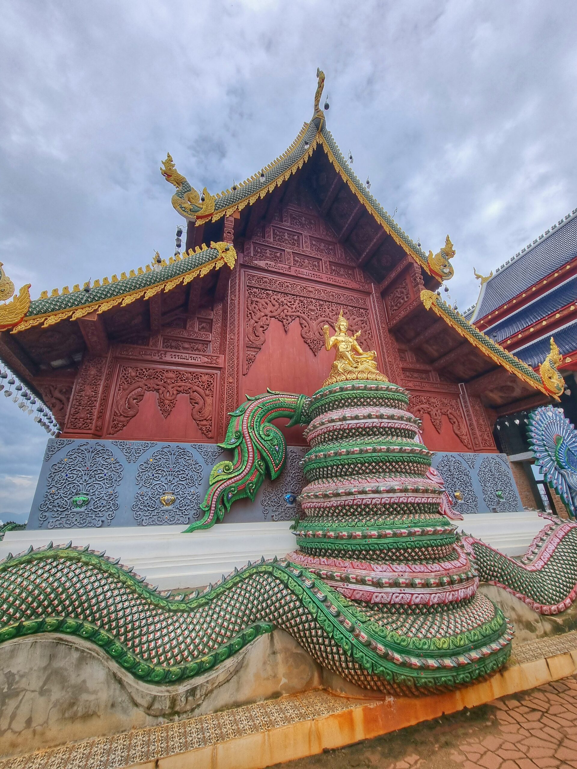 coiled Naga serpent