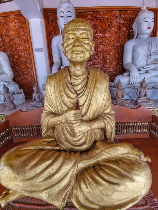 my face when I am completely at peace - statue at Wat Ban Den