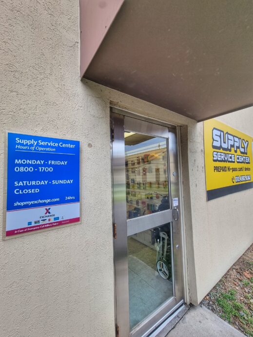 Hours Hi Pass / Supply Service Center Office on Camp Walker. Camp Henry Supply Service CenterBuilding 1225Mon-Fri : 0800-1700 / Sat-Sun : Closed