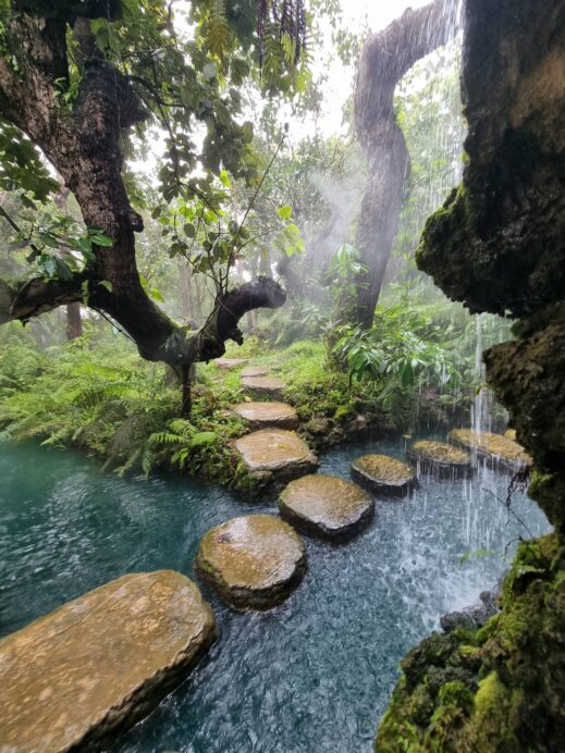 Dantewada Land of Angels Waterfall Park step rocks