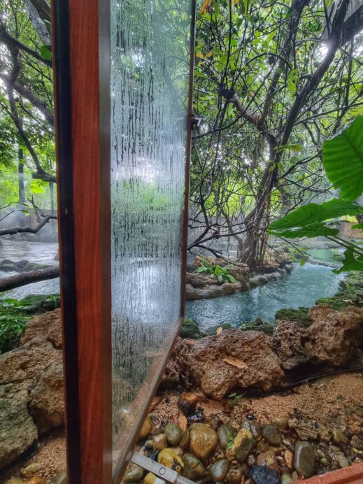Dantewada Land of Angels Waterfall Park with boardwalk waterpark open window