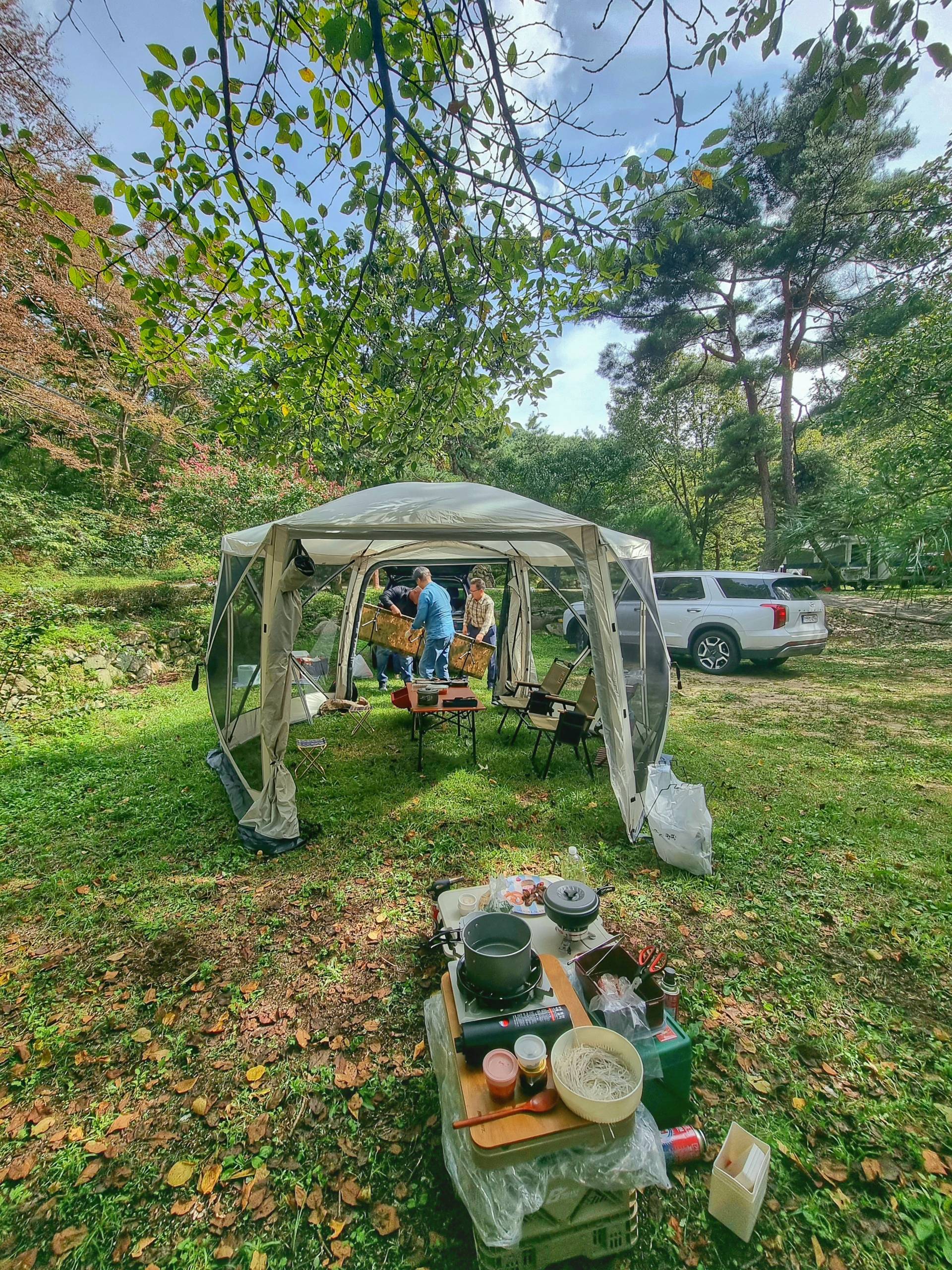 Day Camping in South Korea