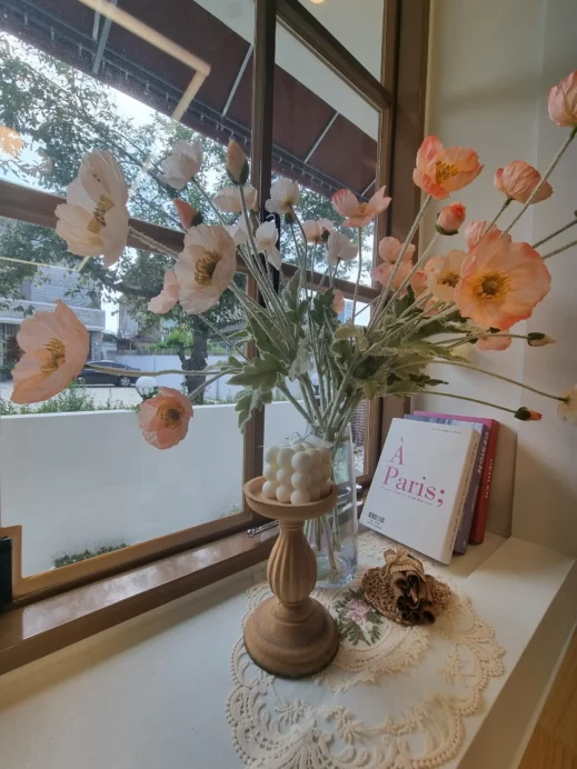 Gwangju, cafe tour, Plan B, flowers