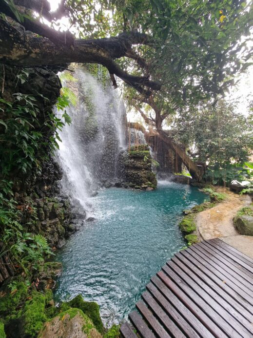 Dantewada Land of Angels Waterfall Park with boardwalk, beautiful cafe in Chiang Mai