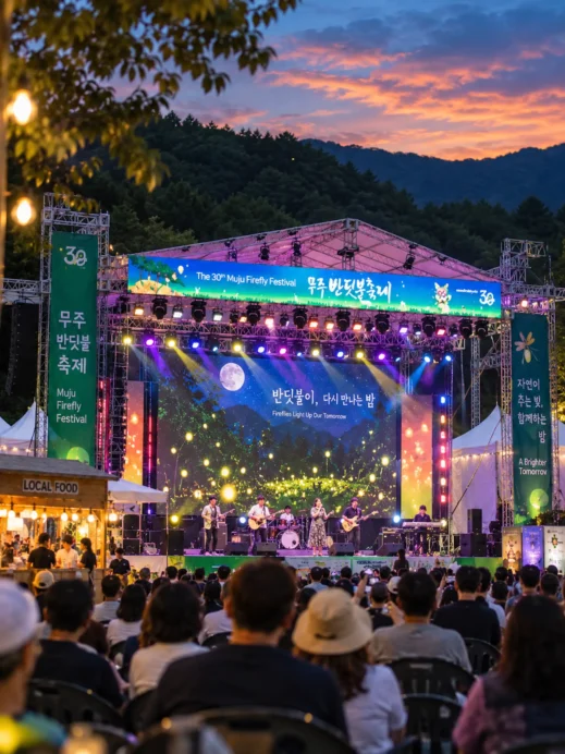 Muju Firefly Festival Concert at Dusk