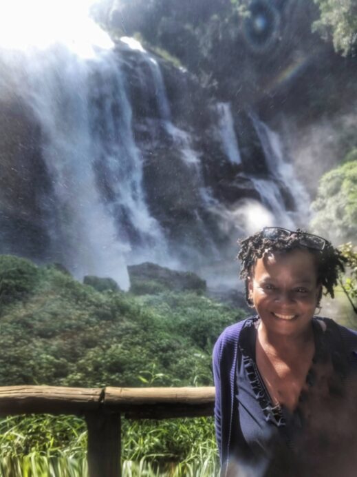 Portrait waterfall