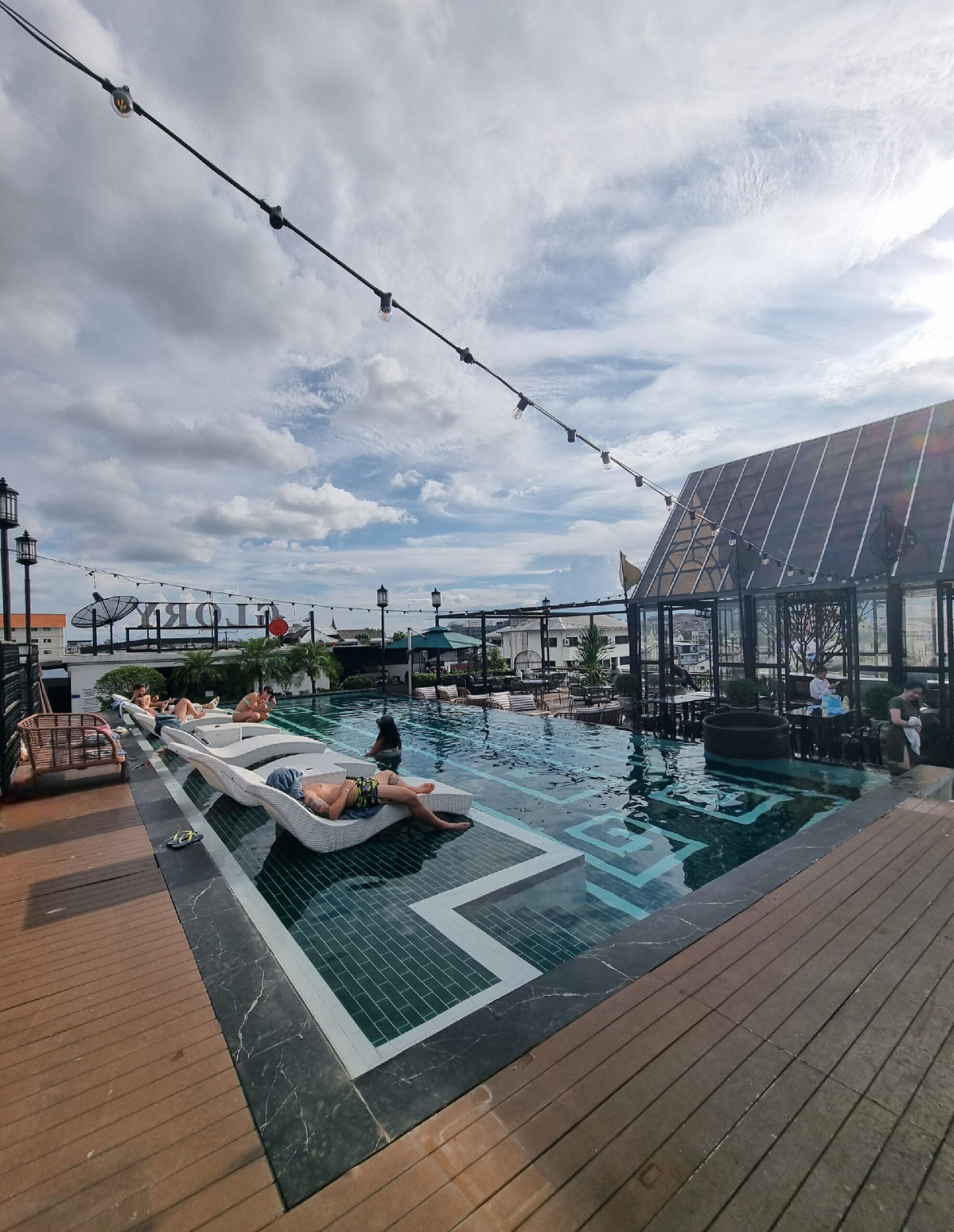 Rooftop pool at Glory Boutique Hotel