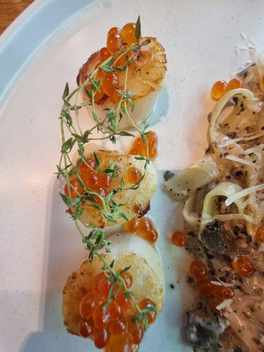 Scallops at Chom Restaurant