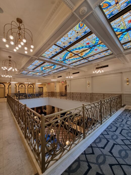 mezzanine Lobby view Hotel Saint Louis