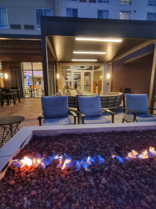 Courtyard St. Louis Airport/Earth City infused fire pit