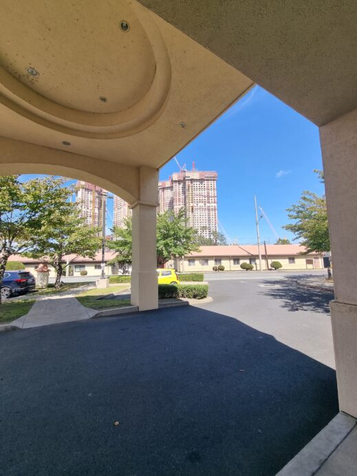 Camp Walker Lodging Portico