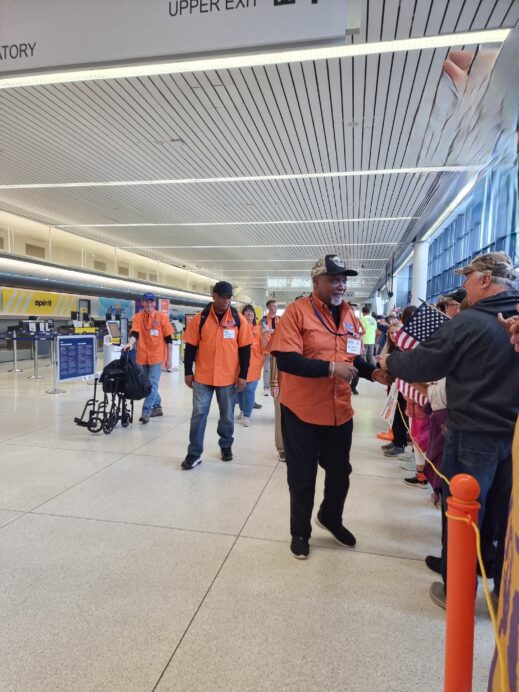 receiving line Honor Flight 