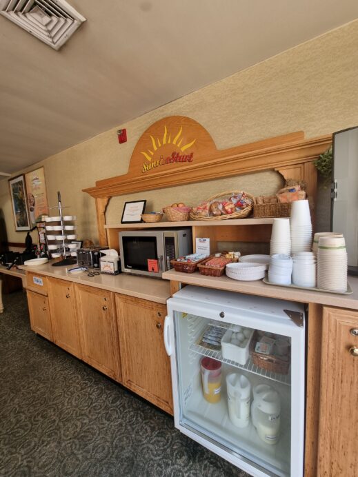 Camp Walker Lodge breakfast