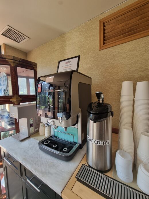 Camp Walker Lodge coffee