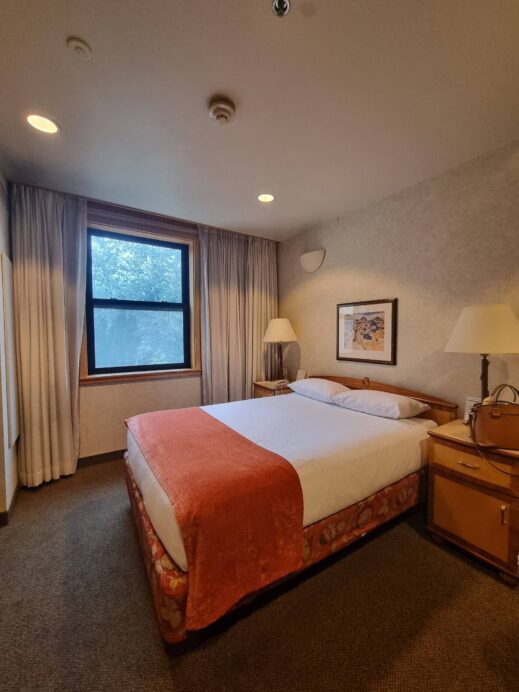 Camp walker lodging bed