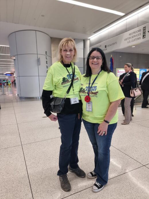 Honor flight volunteers