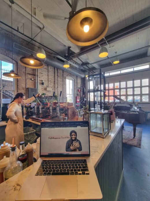 Ironclad Coffee Roasters counter