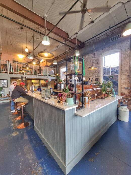 Ironclad Coffee Roasters counter view