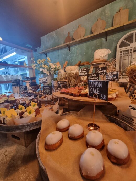 Mamma Mia dessert food display meats