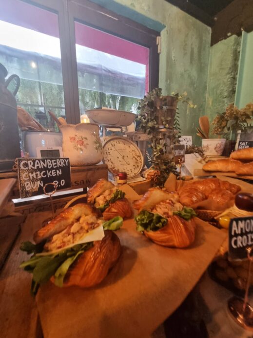 Mamma Mia dessert food display meats