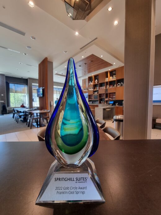 Nashville Springhill Suites Nashville award