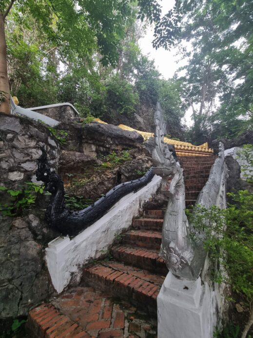 Phousi Hill Luang Prabang Laos dragons