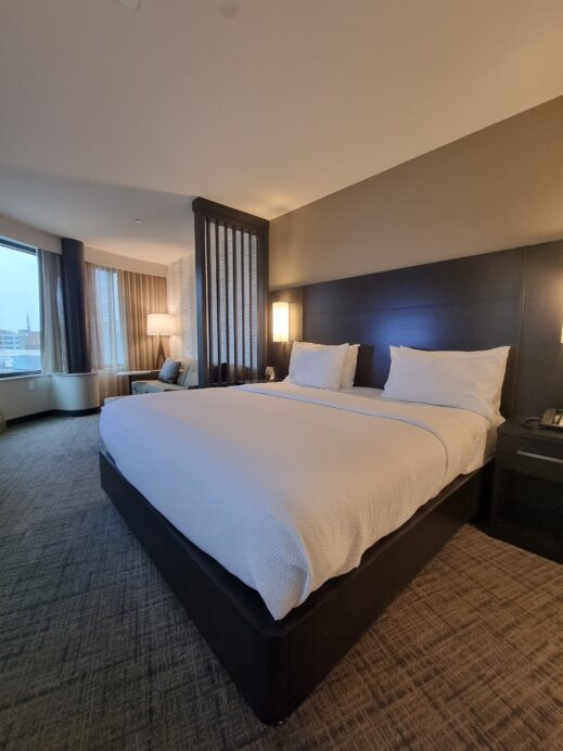 The Residence Inn Grand Rapids Downtown - big comfy bed