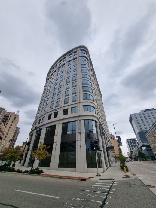 The Residence Inn Grand Rapids Downtown -building facade