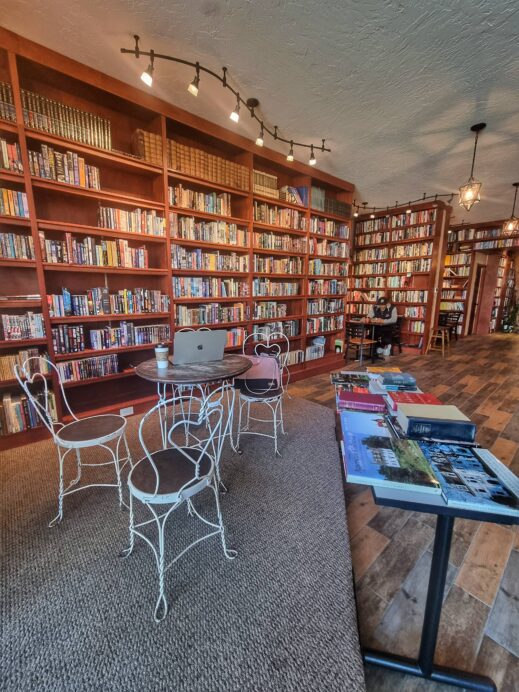 Bookstore iron seating