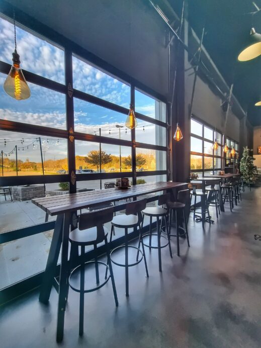 vibrant cafe computer seating 