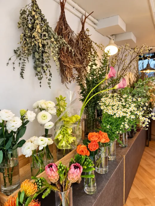 VERS, Seoul, Boutique Flower Shop Display