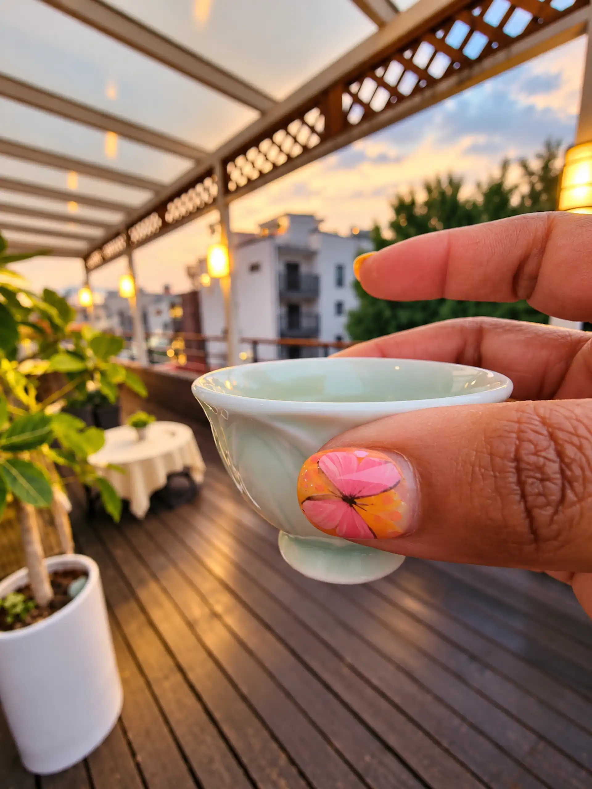 Yunnam Chajeong Cafe, Rooftop Celadon Tea Cup