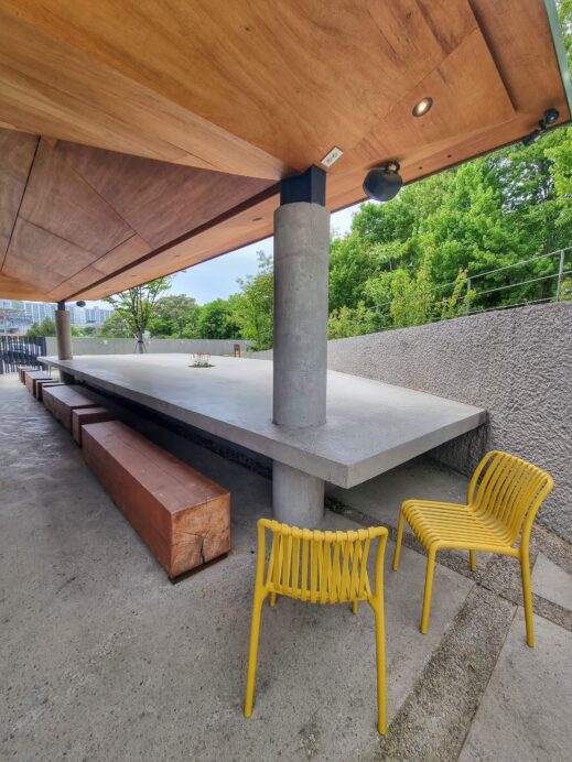 Homi Hosi Cafe yellow chairs