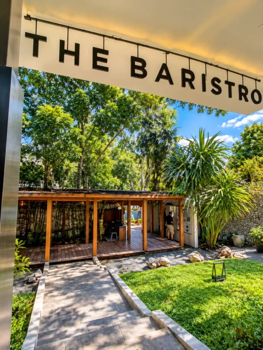 Baristro Garden Cafe Entrance Overhang