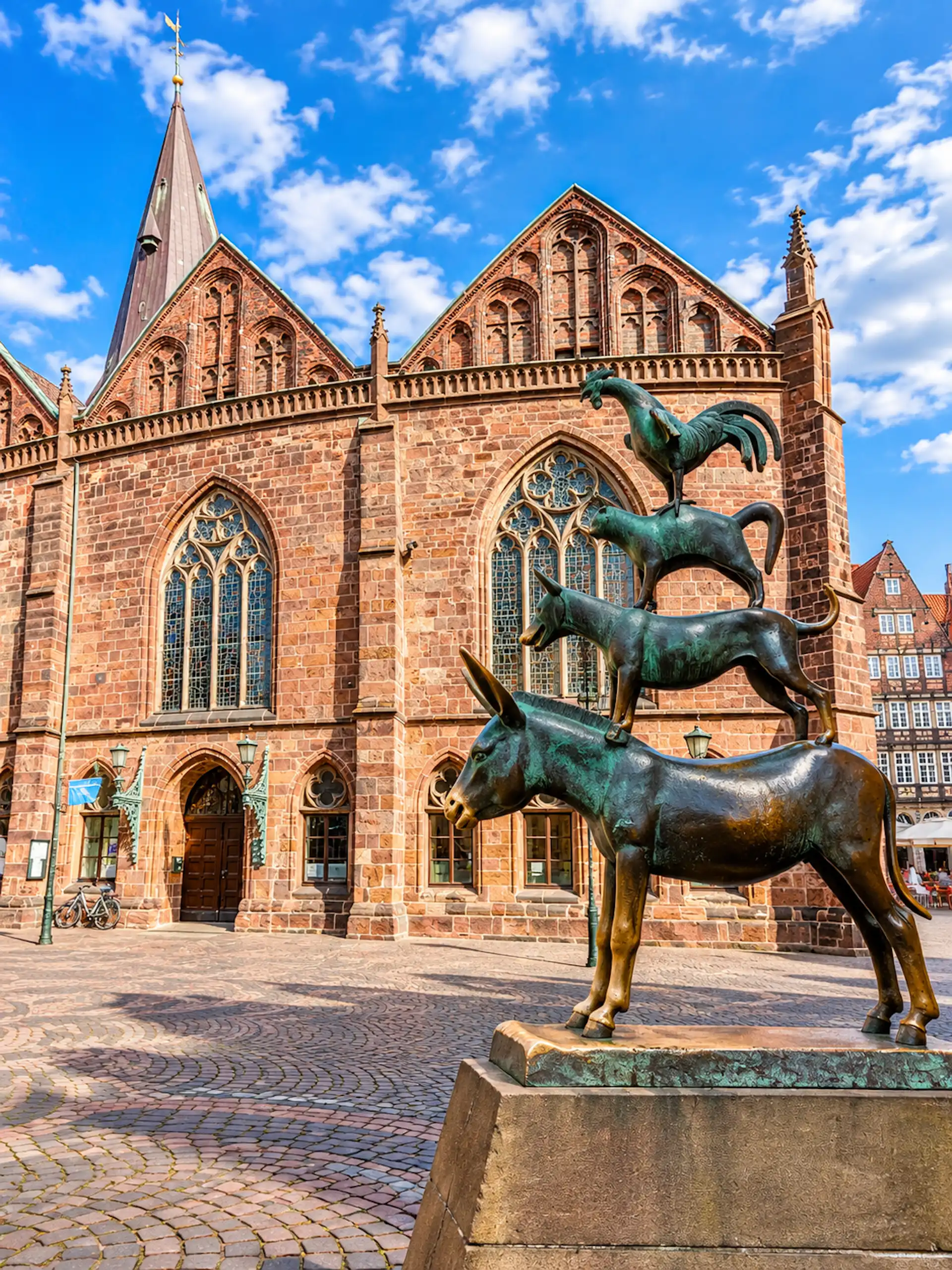 Bremen, Germany, stacked animals