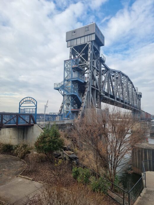 Junction Bridge upclose Little Rock