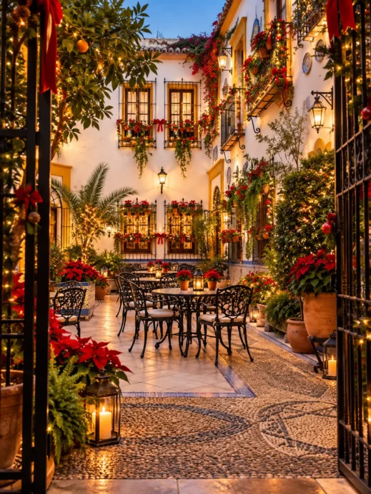 Eurostars Maimonides, dining, courtyard