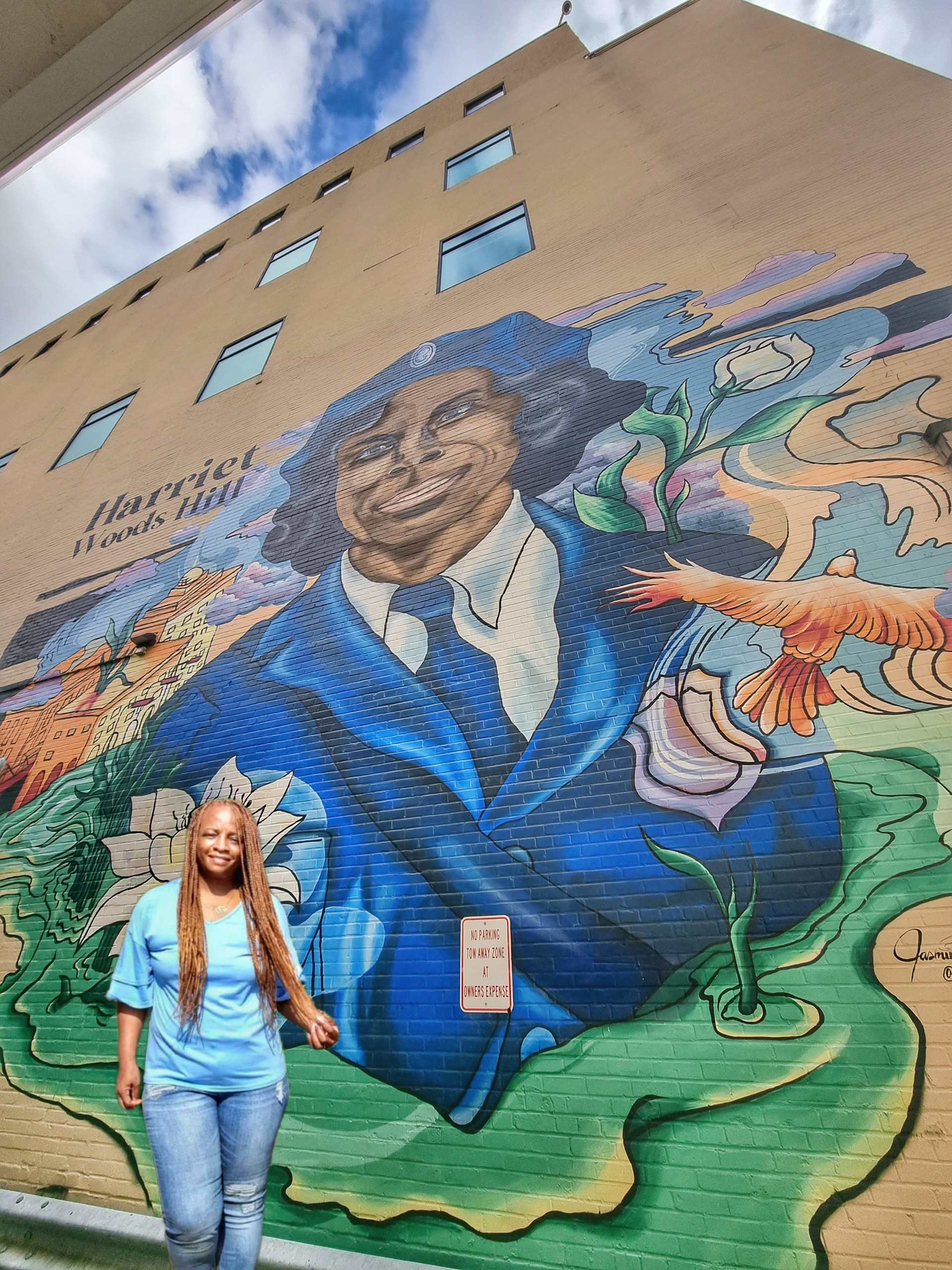 Stacey at Grand Rapids Mural- featured image