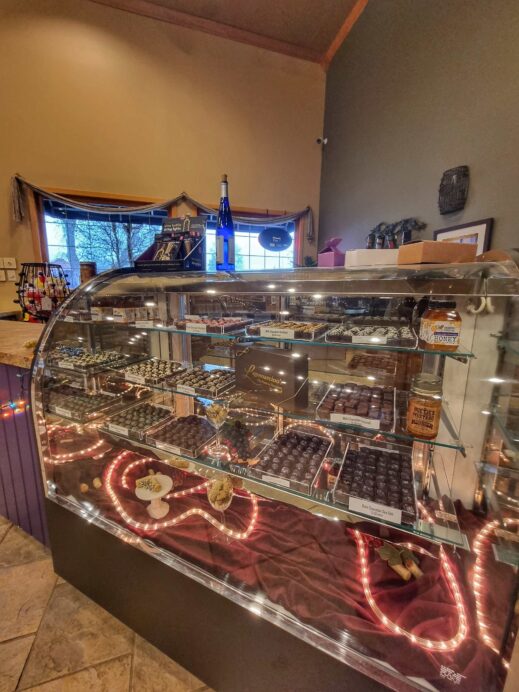 Lavender Crest Winery chocolates