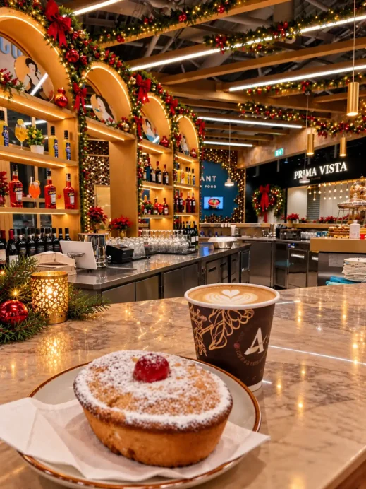 Malaga, dessert, cafe and coffee
