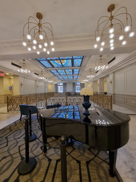 Piano at Hotel Saint Louis