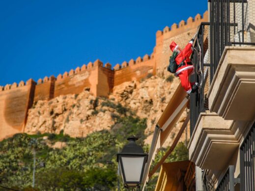 Santa in Andalucia Spain