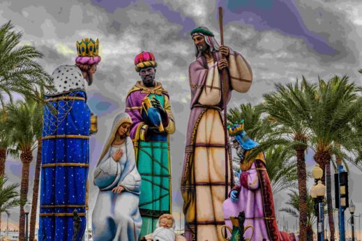 Three Kings in Spain during Christmas
