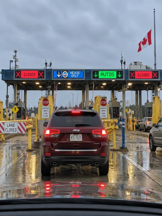 U.S.-to-Canada Road Trip