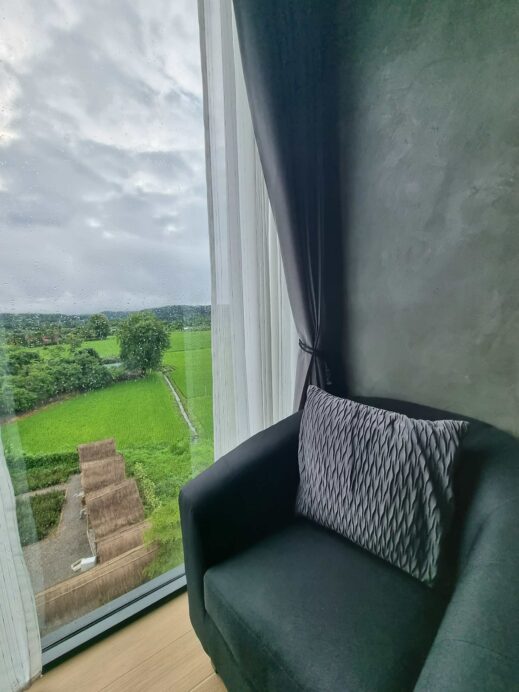 Chair view at at The View Hotel in Chiang Dao