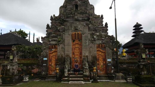 Gold Balinese architecture